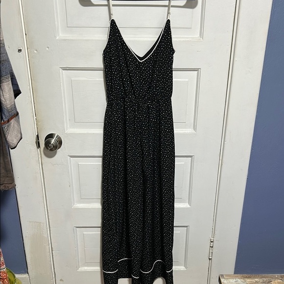 Leith Black and White Jumpsuit with Strappy Details - Picture 6 of 6